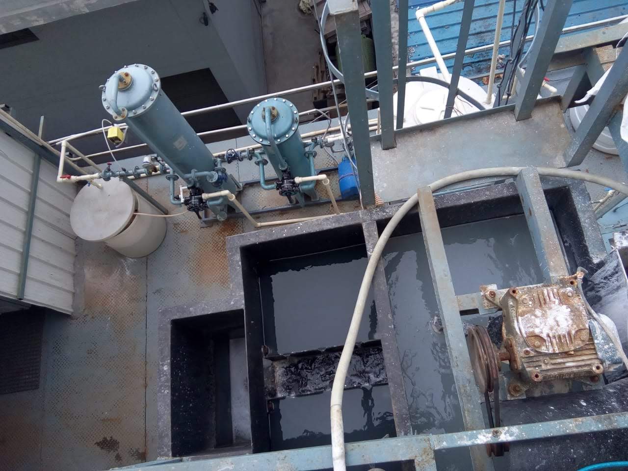 Terragron engineers commissioning a treatment plant